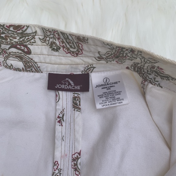 Vintage Jordache 100% Cotton Fitted Jacket size small - Picture 2 of 3